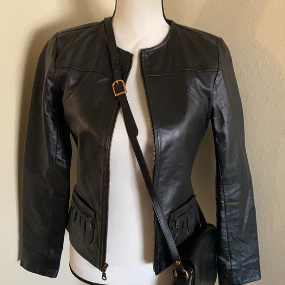 ✨🔥Frenchi Genuine Leather Jacket - Picture 3 of 15